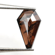 brown colour kite shaped diamond rings kite shaped diamond stud earrings