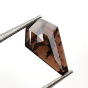 brown colour kite shaped diamond rings kite shaped diamond stud earrings