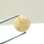 Natural 0.96Ct Yellow Colored Round Diamond Round Brilliant Cut Diamond Use For Custom Jewelry Making Loose Stone 