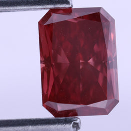 0.78 CT Emerald Cut Pink Lab-Grown Diamond