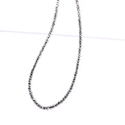 Raw black rondelle diamond beads uncut natural with smooth rondelle shape, ideal for artisan jewelry, handmade bracelets, and statement necklaces