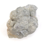 grey color raw uncut diamond engagement ring