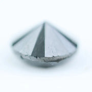 1.17 Ct Natural Black Diamond Round Cut Loose Diamond for Engagement Ring, Genuine Dark Black Diamond Gemstone
