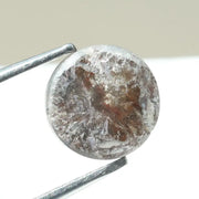 1.54 ct round rose cut diamond loose rustic diamond grey color diamond for  custom ring  