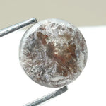 1.54 ct round rose cut diamond loose rustic diamond grey color diamond for  custom ring  