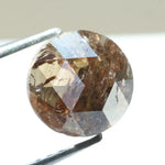 loose stone 1.60ct round rose cut diamond natural diamond brownish-grey diamond for fine jewelry 