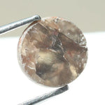 loose stone 1.60ct round rose cut diamond natural diamond brownish-grey diamond for fine jewelry 