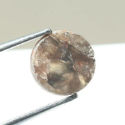 loose stone 1.60ct round rose cut diamond natural diamond brownish-grey diamond for fine jewelry 