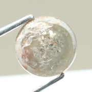 1.21Ct round rose cut diamond grey colored diamond loose stone for fine custom jewelry 