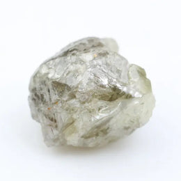 Rough lab grown diamond crystal with uncut finish.