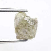 Rough lab grown diamond crystal with uncut finish.