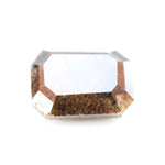 2.18 Ct brown natural emerald cut diamond with rich tone and elegant sparkle for premium engagement jewelry