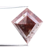 5.82 carat brown kite cut natural diamond loose stone with sharp geometric facets and warm earthy brilliance, ideal for custom engagement ring or bespoke fine jewelry design