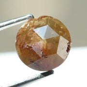 natural round shaped diamond 1.16ct brownish-yellow colored diamond use for jewelry loose stone 