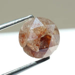 natural round diamond 1.71ct brown colored diamond use for custom jewelry 
