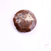 loose round cut natural red diamond, 1.31 Ct, round and baguette diamond ring, round diamond with marquise side stones, red diamond red wine.