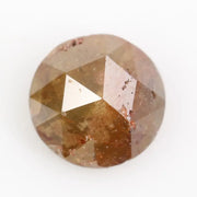 natural round shaped diamond 1.16ct brownish-yellow colored diamond use for jewelry loose stone 