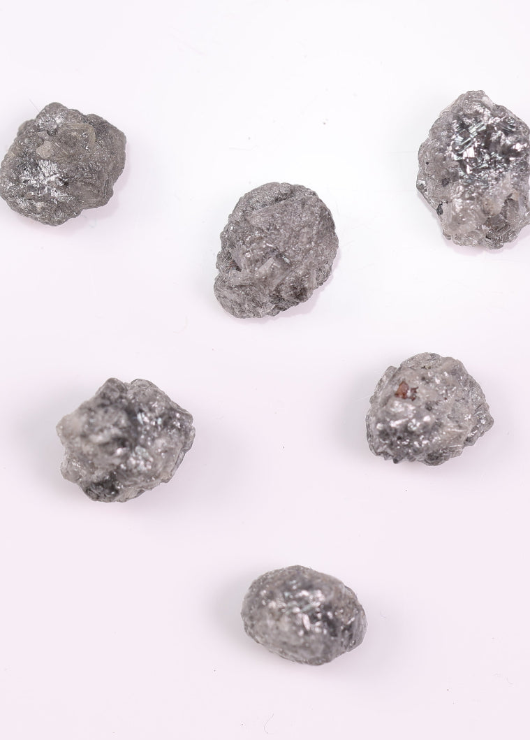 8.37 Carat Natural Rough Diamond - Grey Raw Diamond Lot