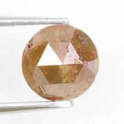 natural round shaped diamond 1.16ct brownish-yellow colored diamond use for jewelry loose stone 