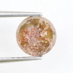 natural round shaped diamond 1.16ct brownish-yellow colored diamond use for jewelry loose stone  
