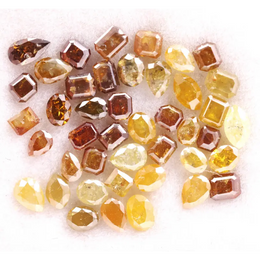 Natural rustic yellow brown diamond lot mixed shape rose cut earth mined loose diamonds for custom jewelry
