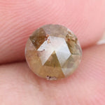 natural round shaped diamond 1.16ct brownish-yellow colored diamond use for jewelry loose stone 