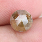 natural round shaped diamond 1.16ct brownish-yellow colored diamond use for jewelry loose stone 