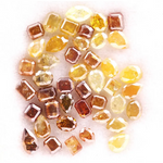 Natural rustic yellow brown diamond lot mixed shape rose cut earth mined loose diamonds for custom jewelry