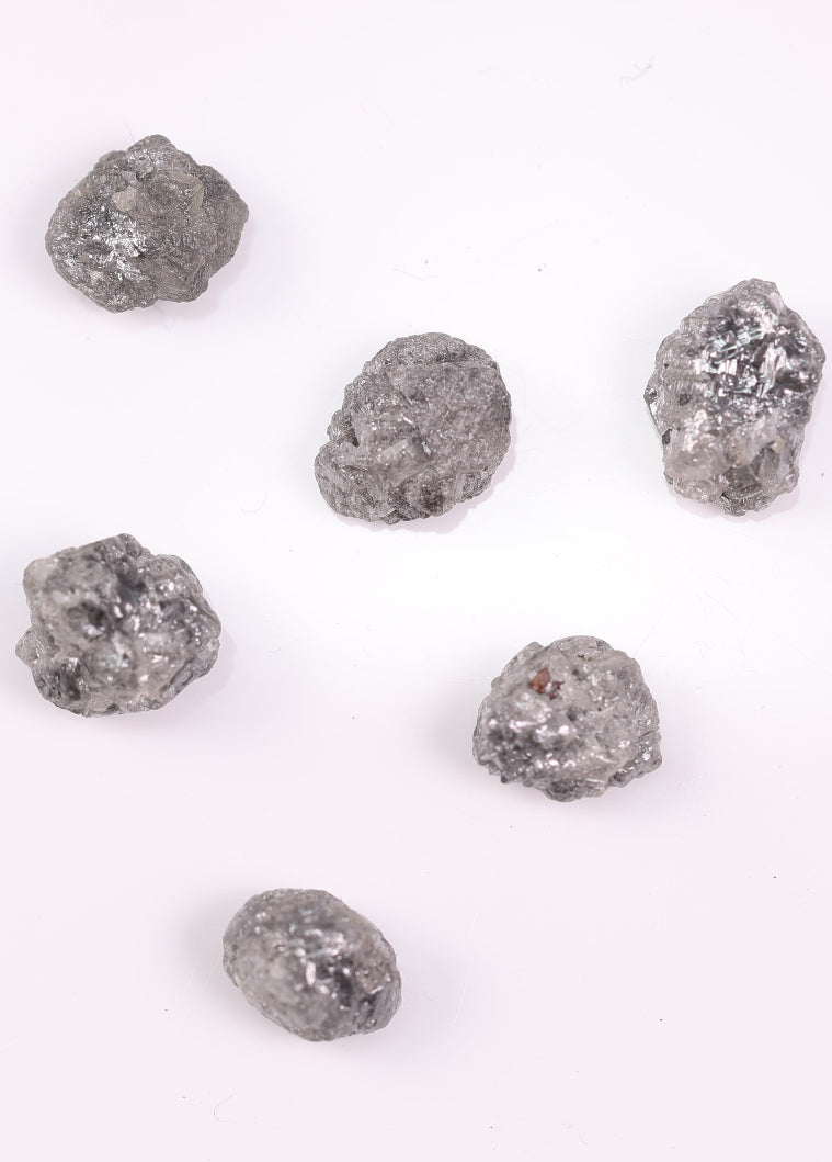 8.37 Carat Natural Rough Diamond - Grey Raw Diamond Lot