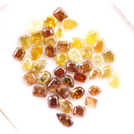 Natural rustic yellow brown diamond lot mixed shape rose cut earth mined loose diamonds for custom jewelry