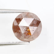 fancy 1.64ct brownish-grey natural rose cut diamond use for custom jewelry loose stone sparkle 