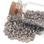 grey brown color uncut diamond 