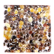 Natural brilliant and rose cut diamond lot with mixed shape rustic fancy loose diamonds ideal for custom jewelry making and gemstone collectors.