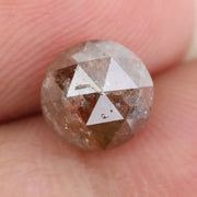 fancy 1.64ct brownish-grey natural rose cut diamond use for custom jewelry loose stone sparkle 