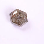 1.93 Ct natural brown diamond hexagon cut diamond, loose pear diamond, loose pink diamonds, december birthstone, july birthstone, loose raw diamonds.