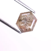 1.93 Ct Natural Brown Diamond - Hexagon Cut Diamond