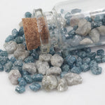 grey colour 84.90 carat loose natural rough diamond