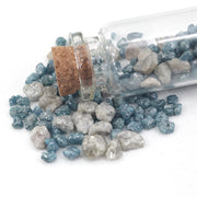 blue grey rough diamond loose uncut diamond lot
