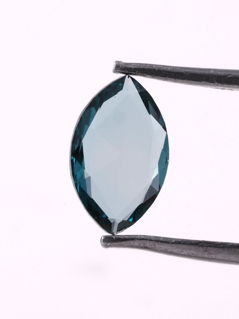 0.59 CT Marquise Cut Fancy Blue Lab Grown Diamond