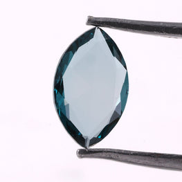 0.59 CT Marquise Cut Fancy Blue Lab Grown Diamond