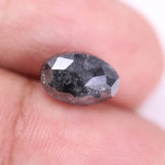 Grey oval cut rustic 2.48 Ct natural diamond – raw natural diamond, oval cut diamond, vs1 natural diamond.