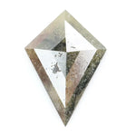 0.99 Ct kite cut brown grey diamond with unique shape and radiant sparkle for sophisticated luxury jewelry