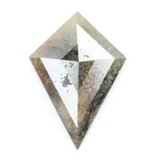 0.99 Ct kite cut brown grey diamond with unique shape and radiant sparkle for sophisticated luxury jewelry