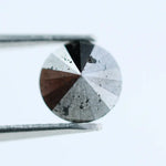 1.05 Ct Natural Black Diamond Round Cut Loose Gemstone for Rings, Pendants, and Custom Designer Jewelry