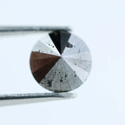 1.05 Ct Natural Black Diamond Round Cut Loose Gemstone for Rings, Pendants, and Custom Designer Jewelry