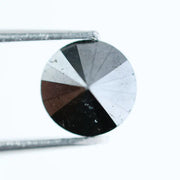 1.12 Ct Genuine Natural Black Diamond Round Cut Loose for Luxury Jewelry and Custom Engagement Rings