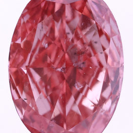0.98 Ct Oval Shape Intense Pink Lab Grown Diamond