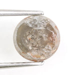 1.21Ct round rose cut diamond grey colored diamond loose stone for fine custom jewelry 