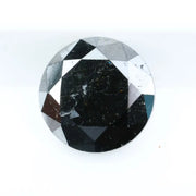 1.12 Ct Genuine Natural Black Diamond Round Cut Loose for Luxury Jewelry and Custom Engagement Rings