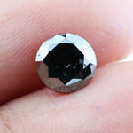 1.12 Ct Genuine Natural Black Diamond Round Cut Loose for Luxury Jewelry and Custom Engagement Rings